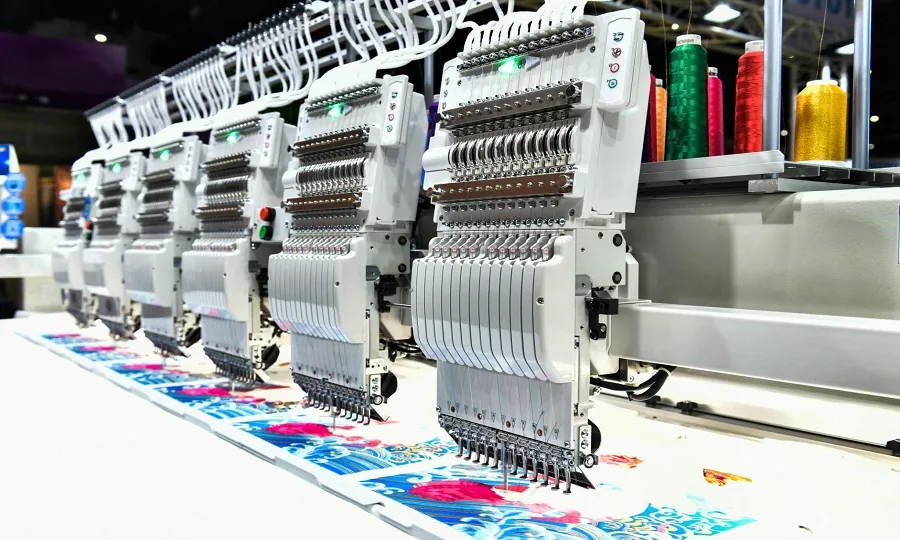 Computerised embroidery machine